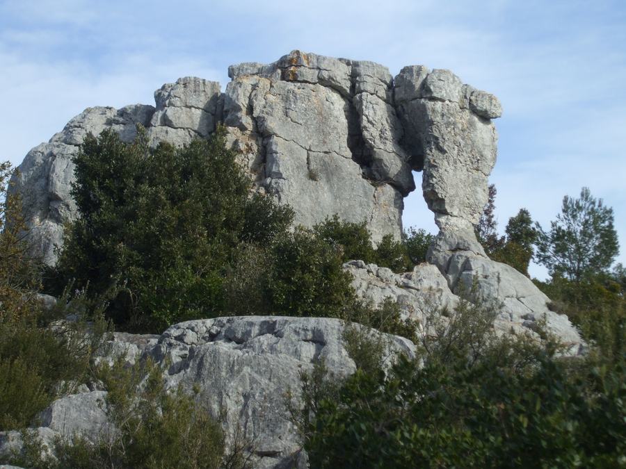 Solliès-Toucas, l’Eléphant de pierre