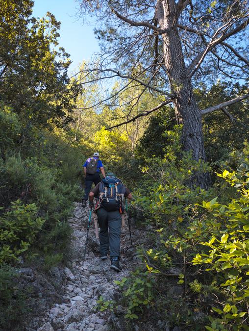 Méounes,
						les Aiguilles de Valbelle et l'impluvium