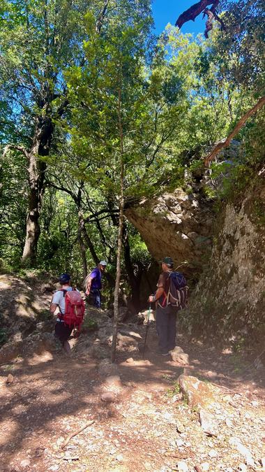 Méounes,
						les Aiguilles de Valbelle et l'impluvium