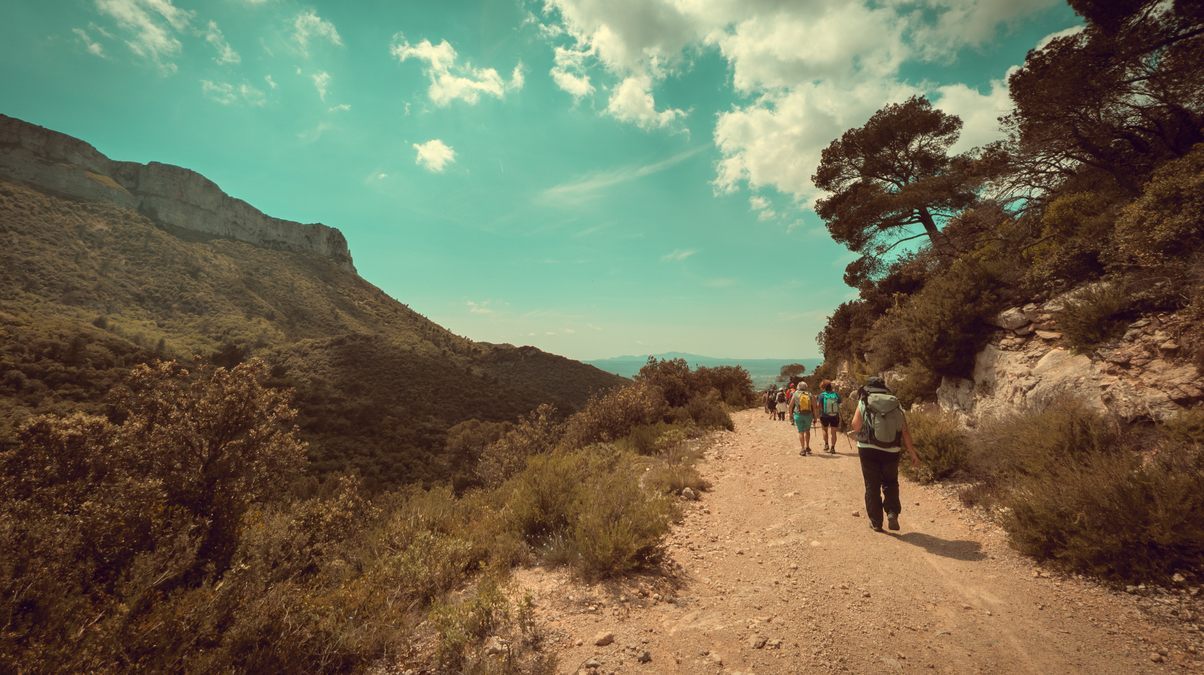 Pourrières, sentier de l’Aubenade